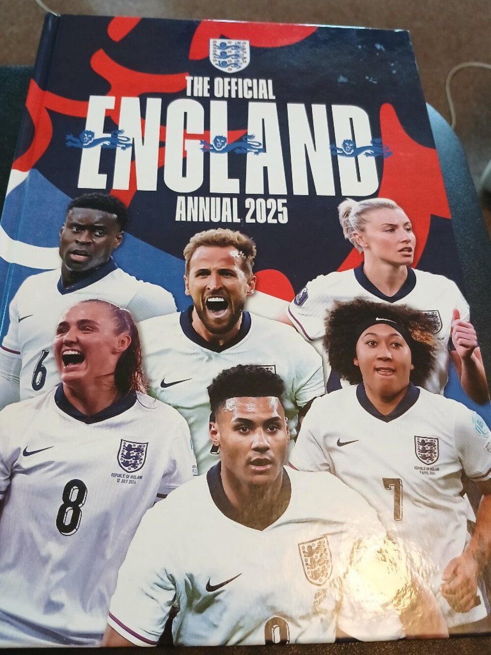 The Official England Annual 2025 Hardback Book - Soccer / Futbol